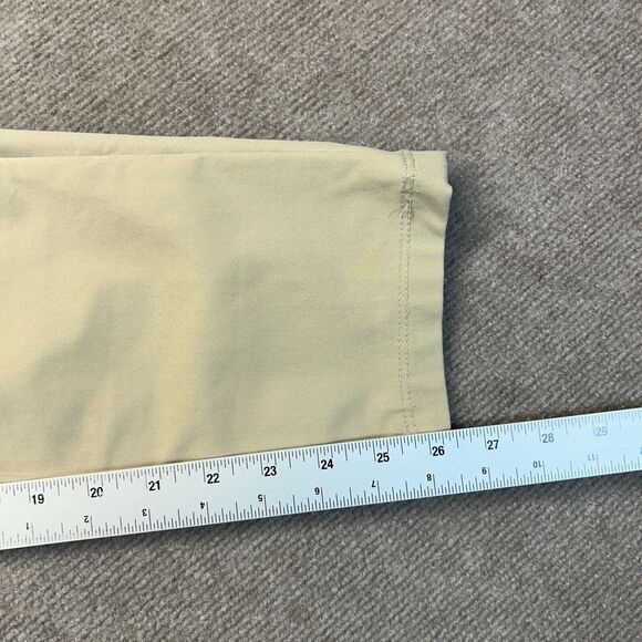 Lululemon Commission Pants Slim Men's 31 Tan ABC Tech Hemmed 26.5" Inseam - Picture 13 of 15